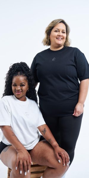 Unisex Oversized Tee Black & White